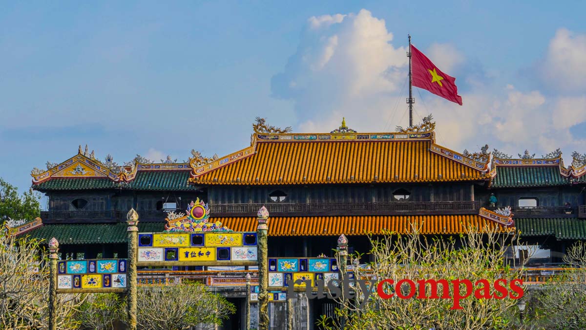 Hue Citadel and the flag tower Hue Citadel and the flag tower